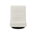 Artiss 4XFloor Chair Lounge Sofa Swivel Foldable Linen White