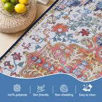 Artiss Floor Rug 50X80 Doormat Carpet Short Pile Non-Slip Entryway Mat Bohemian
