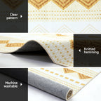 Artiss Rug 200x290cm Area Rug Washable Mat Large Carpet Soft Short Pile Ella