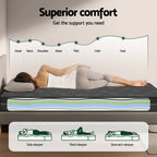 Giselle 18cm Memory Foam Mattress Green Tea Foam Cool Gel Foam Mattresses Single