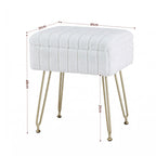 Artiss Storage Ottoman Vanity Foot Stool White