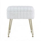 Artiss Storage Ottoman Vanity Foot Stool White