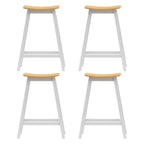 Artiss 4x Bar Stools Wooden Chairs Oak