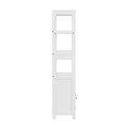 Artiss Bathroom Floor Storage Cabinet with 2 Drawers 3 Open Shelves 2 Doors White