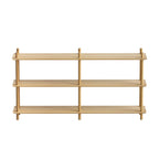 Artiss Bookshelf 3 Tiers Bookcase Display Shelves Wooden Storage Stand Rack Pine