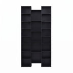 Artiss Bookshelf Display Shelves CD DVD Storage Rack Tall Bookcase Black