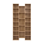 Artiss Bookshelf Display Shelves CD DVD Storage Rack Tall Bookcase Oak
