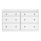 Artiss 6 Chest of Drawers - PETE White