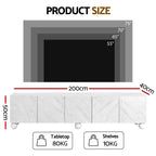 Artiss TV Unit Entertainment Unit Storage Cabinet 200cm White