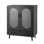 Artiss Buffet Sideboard Double Doors - Black