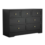 Artiss 7 Chest of Drawers Dresser Table Black