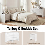 Artiss 6 Chest of Drawers Dresser Cabinet Beige
