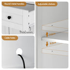 Artiss Buffet Sideboard Hutch Cabinet - BEINI White