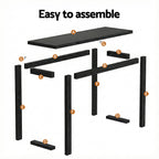 Artiss Console Table 110CM Black