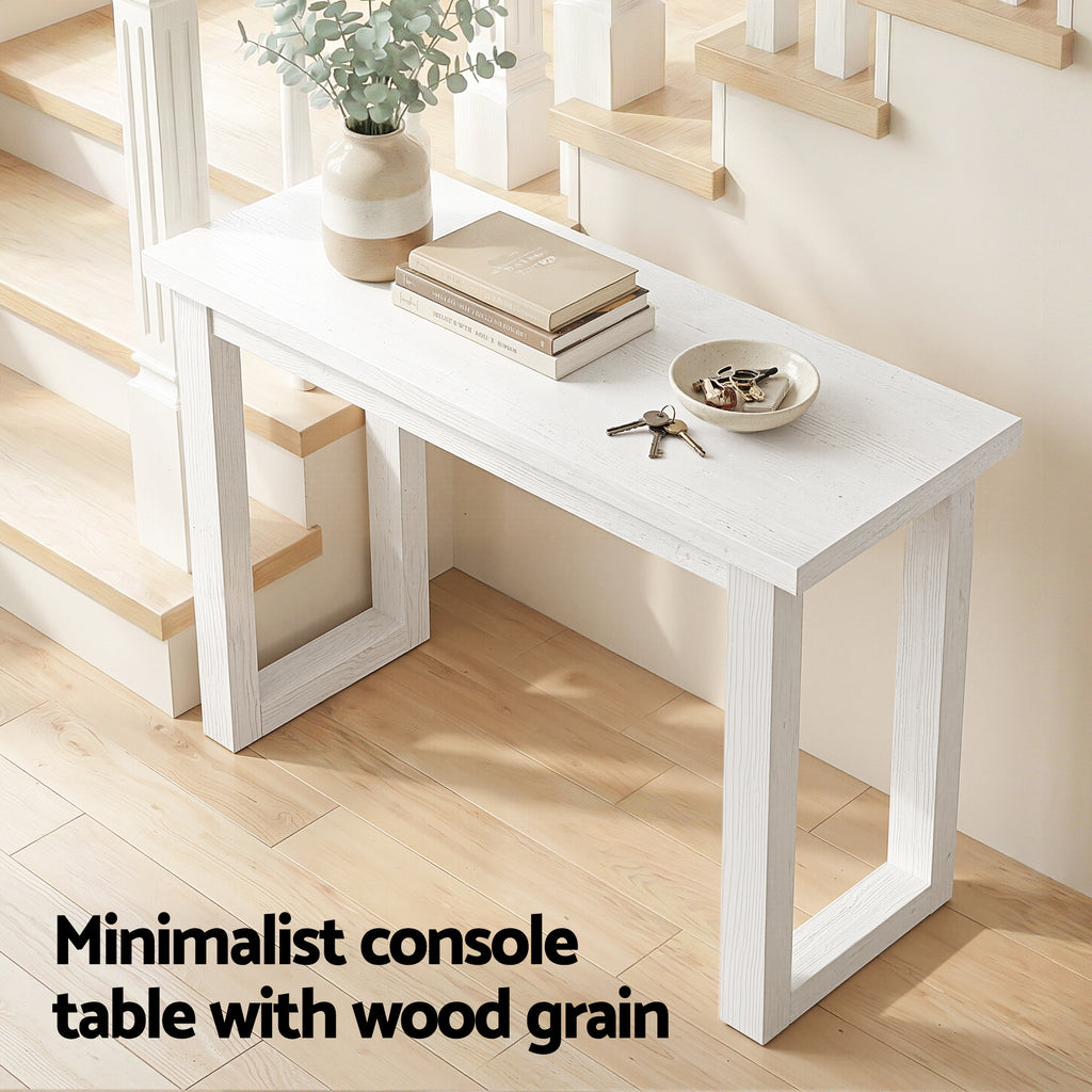 Artiss Console Table 110CM White