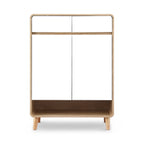 Artiss Shoe Rack Cabinet 20 Pairs Storage Cupboard Pine&White