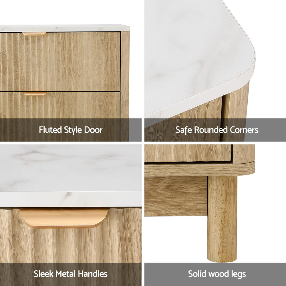 Artiss 6 Chest of Drawers Dresser Table Pine