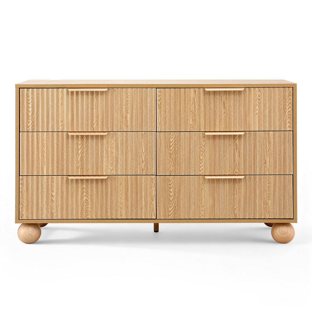 Artiss 6 Chest of Drawers Dresser Tallboy Pine