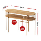 Artiss Console Table 124CM Pine