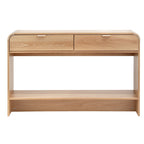 Artiss Console Table Hallway Entryway Storage Drawer Shelf Curved Edge 120CM Pine