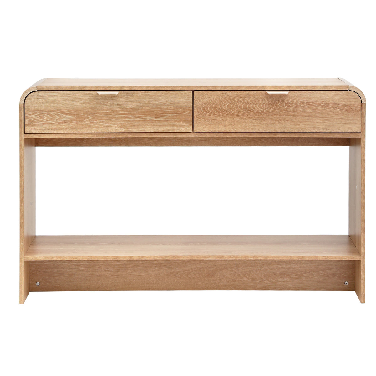 Artiss Console Table Hallway Entryway Storage Drawer Shelf Curved Edge 120CM Pine