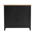 Artiss Buffet Sideboard Cabinet Kitchen Storage Cupboard Pantry 2 Drawers Black