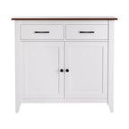 Artiss Buffet Sideboard Storage Cabinet Kitchen Cupboard Hallway 2 Drawers White