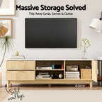 Artiss TV Unit Entertainment Unit Storage Drawer Shelf 150cm Pine