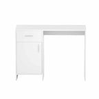 Artiss Office Desk and Chair Set 100cm Computer Desk PU Leather Office Chair