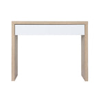 Artiss Console Table Storage Drawer Jory White Pine