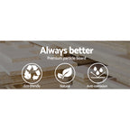 Artiss TV Cabinet Entertainment Unit 180cm Oak White Gary