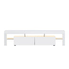 Artiss Entertainment Unit TV Cabinet LED 189cm White Elo