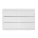 Artiss 6 Chest of Drawers Lowboy White