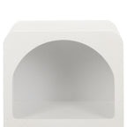 Artiss Bedside Table Shelves Side End Table Storage Nightstand White ARCHED