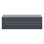 Green Fingers Garden Bed 240x80x77cm Planter Box Raised Container Galvanised Herb
