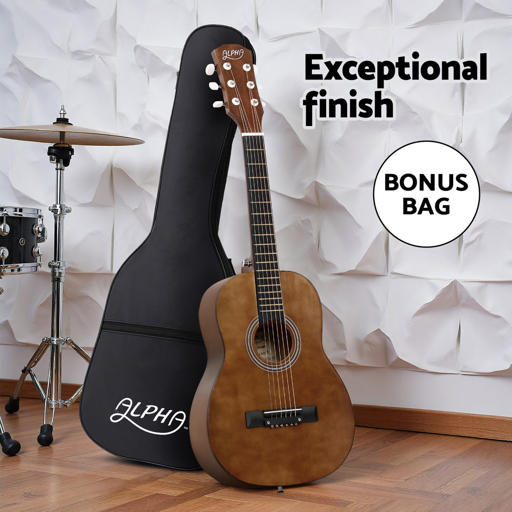 Alpha 31" Steel String Acoustic Guitar Portable
