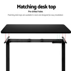 Artiss Standing Desk Frame Only Dual Motor Motorised Black