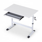 Artiss Standing Desk Height Adjustable Workstation Computer Desks Study 100CM White