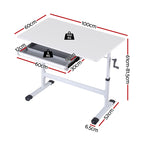Artiss Standing Desk Height Adjustable Workstation Computer Desks Study 100CM White