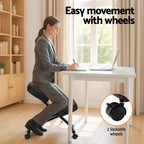Artiss Kneeling Chair Ergonomic Office Chairs Home Knee Seat Posture Stretch Rest
