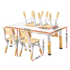1 Keezi Kids Table and 4 Chairs Set Graffiti