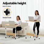 Artiss Laptop Desk Portable Sit Stand Desks Height Adjustable Workstation 80CM
