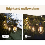 64m Festoon Lights Christmas Fairy String Lights Outdoor Party Garden Decor