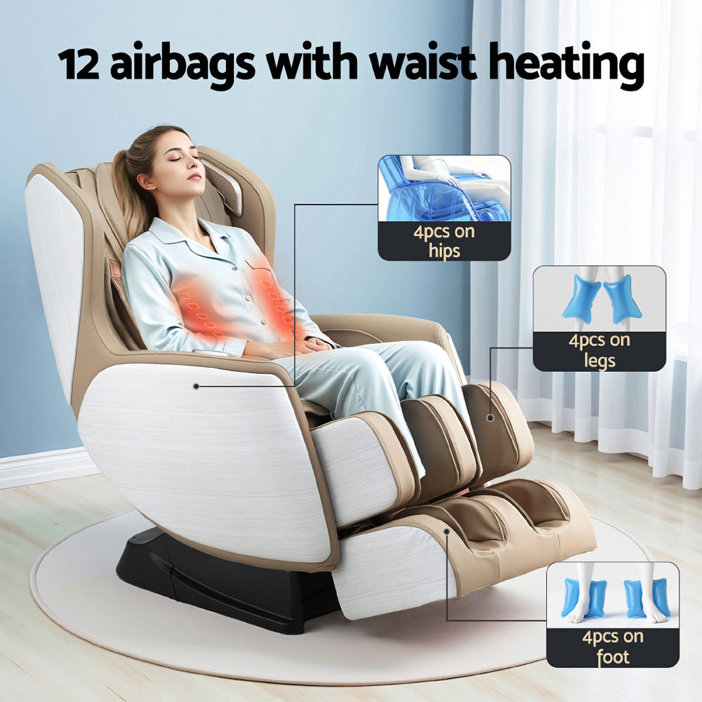 Livemor Massage Chair Electric Recliner Home Massager 3D OLIN
