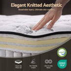 Giselle Bedding 34cm Mattress Euro Top Pocket Spring King
