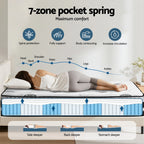 Giselle Bedding Double Mattress 35cm Bed in a Box Pocket Spring Gel Memory Foam