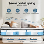 Giselle Bedding King Mattress 35cm Bed in a Box Pocket Spring Gel Memory Foam