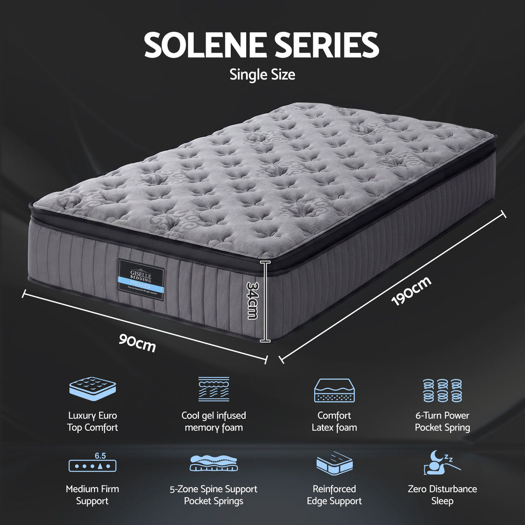Bed Mattress Giselle 34cm Single