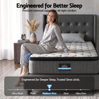 Bed Mattress Giselle 34cm Single