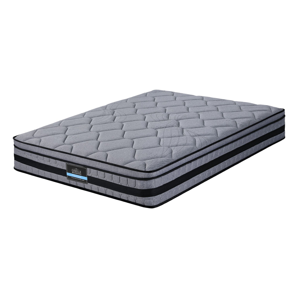 Giselle Bedding 34cm King Mattress Hybrid, Pocket Spring Bed Mattress